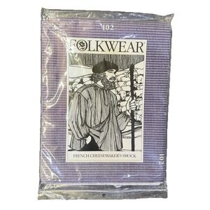 Folkwear Sewing Pattern #102, Ethnic "French Cheesemaker's Smock",  Vintage 1993